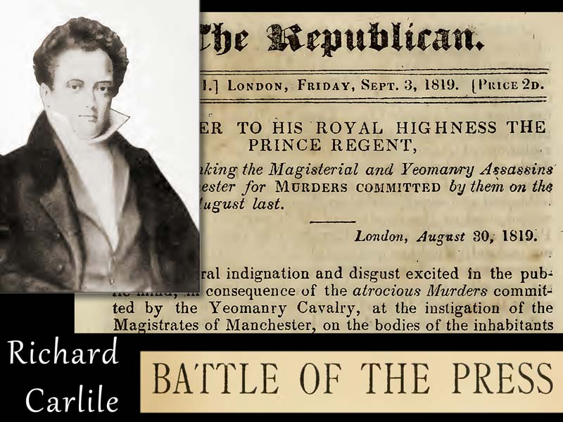 Henry 'Orator' Hunt and Richard Carlile - The Battle of the PressCobbett