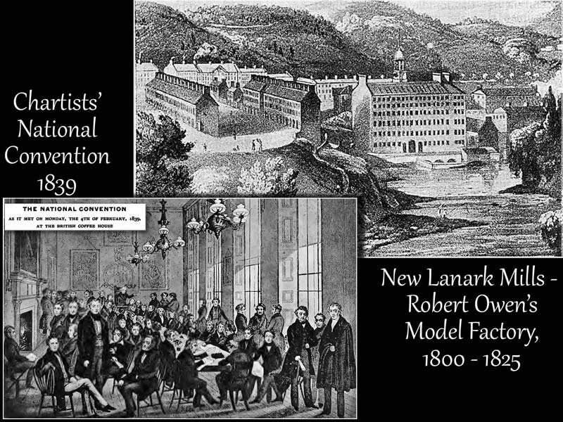 Chartists and Robert Owen's 'Model Factory'