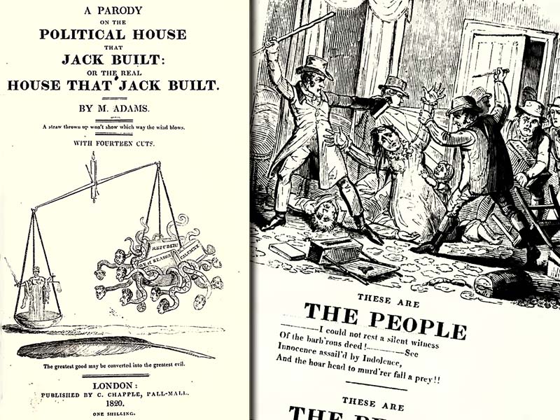 Anti-Reform, 'A Parody on The Political House That Jack Built or The Real House that Jack Built'