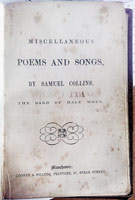 'The Wild Floweret' - A book of poems by Samuel Collins 